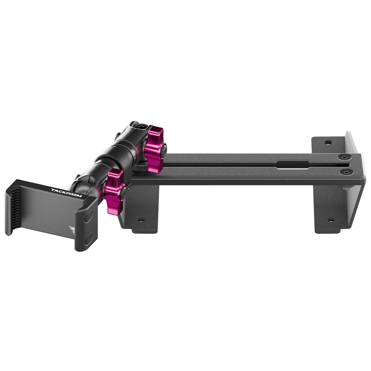 ‘15-‘20 Ford F-150, ‘17-‘22 Super Duty, ‘18-‘21 Expedition (See Compatibility Info For Year/Trim Details) Tackform Slim Track Dash Bracket With 20LITE Phone Mount - Xtrusion Overland