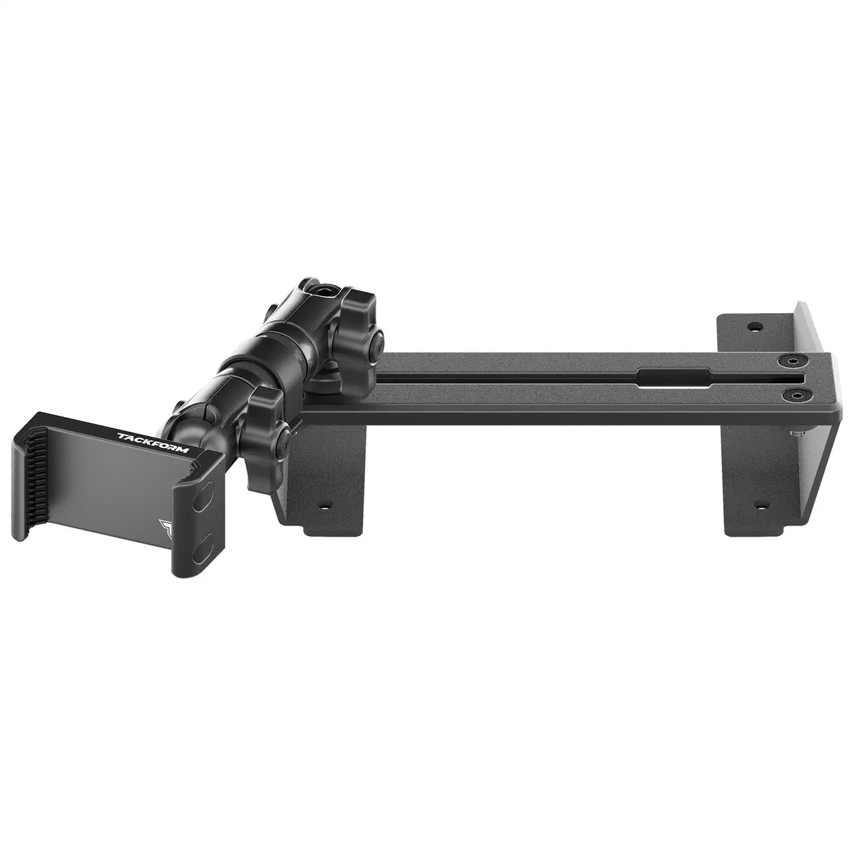 ‘15-‘20 Ford F-150, ‘17-‘22 Super Duty, ‘18-‘21 Expedition (See Compatibility Info For Year/Trim Details) Tackform Slim Track Dash Bracket With 20LITE Phone Mount - Xtrusion Overland