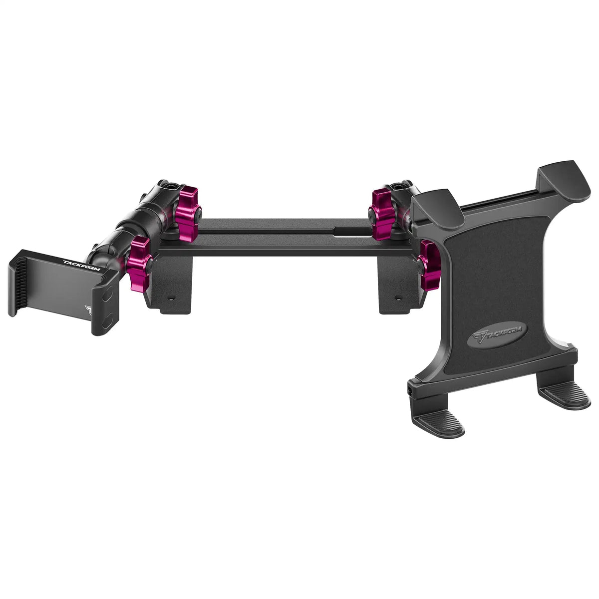 ‘15-‘20 Ford F-150, ‘17-‘22 Super Duty, ‘18-‘21 Expedition (See Compatibility Info For Year/Trim Details) Tackform Slim Track Dash Bracket With 20LITE Phone & Tablet Mounts - Xtrusion Overland