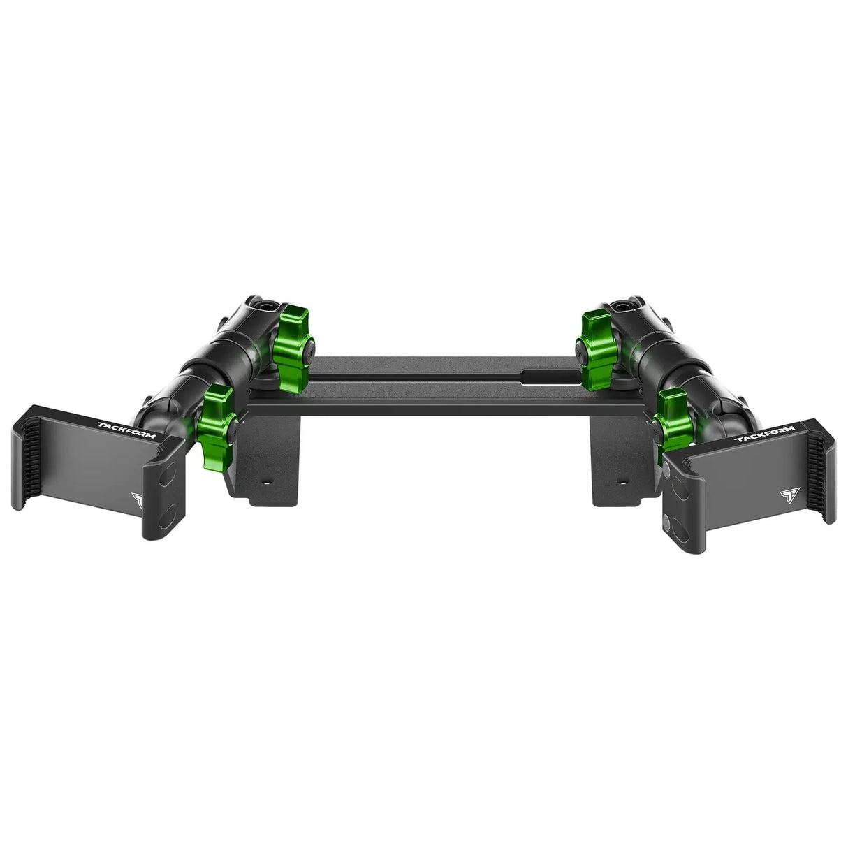 ‘15-‘20 Ford F-150, ‘17-‘22 Super Duty, ‘18-‘21 Expedition (See Compatibility Info For Year/Trim Details) Tackform Slim Track Dash Bracket With Dual 20LITE Phone Mounts - Xtrusion Overland