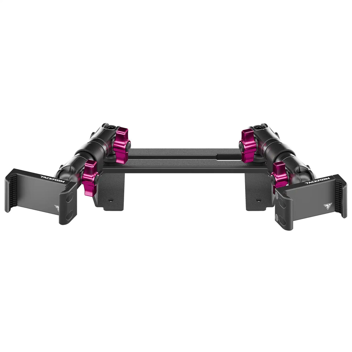 ‘15-‘20 Ford F-150, ‘17-‘22 Super Duty, ‘18-‘21 Expedition (See Compatibility Info For Year/Trim Details) Tackform Slim Track Dash Bracket With Dual 20LITE Phone Mounts - Xtrusion Overland