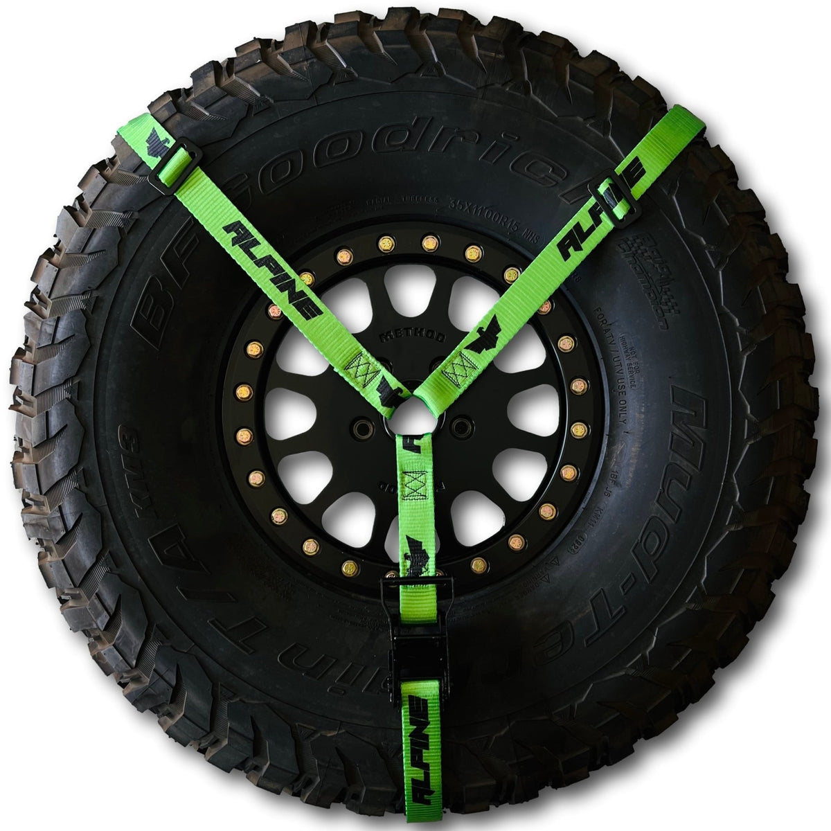 1.5" Y STRAP-NEON GREEN - Xtrusion Overland