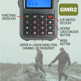 Rugged Radios BUNDLE - Rugged GMR2 GMRS and FRS Band Radio with Hand Mic