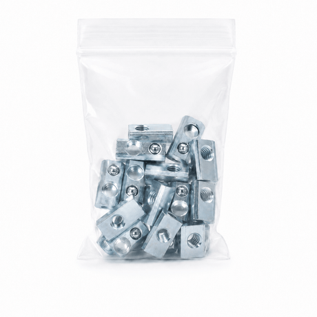 16-Pack Drop-In Spring T-Nuts | 15/10 Series Zinc Plated - Xtrusion Overland