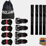 1.6" x 15' Ratchet Tie-Down Set (Pack of 4) , Closed Hook (Lifetime Warranty) - Xtrusion Overland