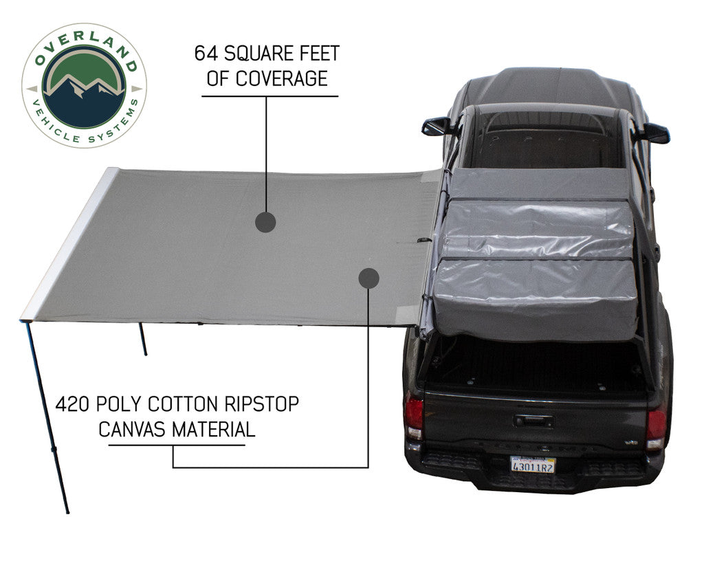 OVS Nomadic Awning 2.0 - 6.5' With Black Cover Universal