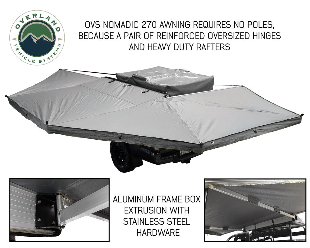 OVS Nomadic Awning 270 Awning & Wall 1, 2, & 3, Mounting Brackets - Driverside