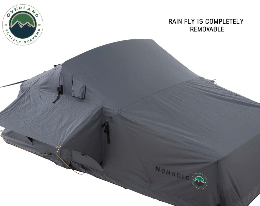OVS Nomadic 2 Extended Rooftop Tent in Dark Gray