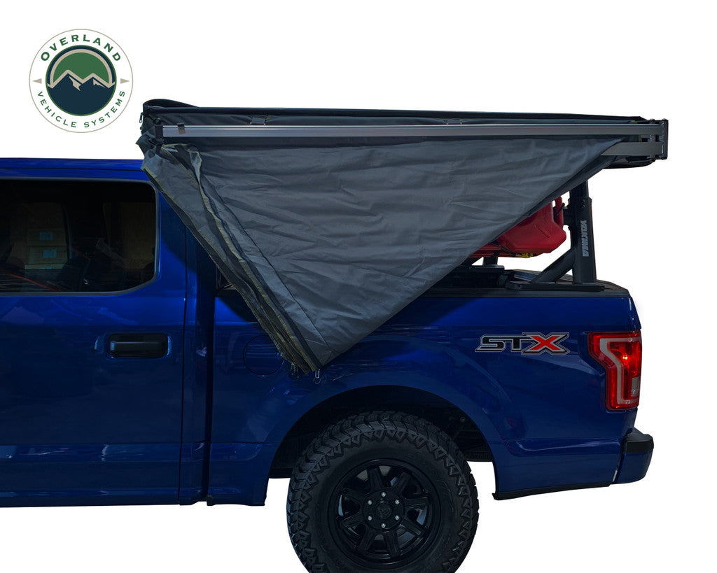 OVS Nomadic 270 LT Awning - Driver Side 19559907- Dark Gray Cover With Black Cover Universal