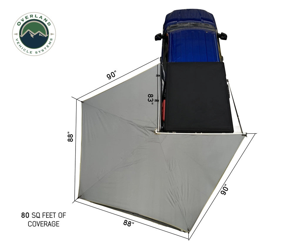 OVS Nomadic LT 270 Awning & Wall 1, 2, & Mounting Brackets - Driverside