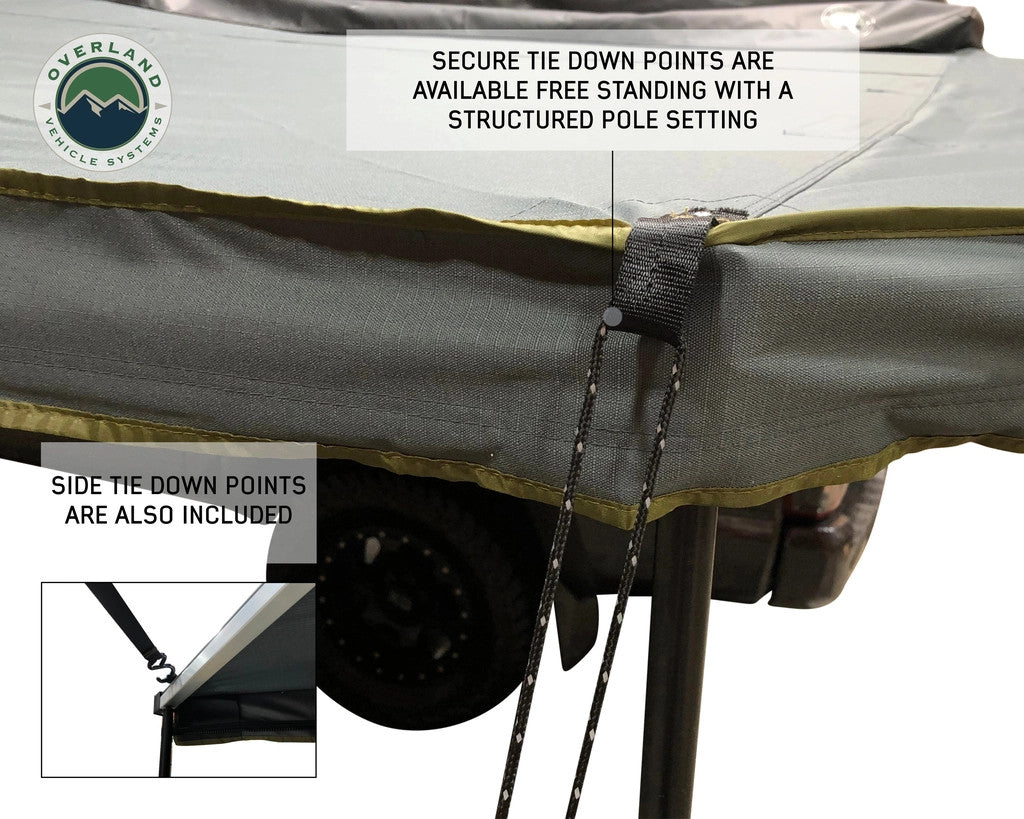 OVS Nomadic LT 270 Awning & Wall 1, 2, & Mounting Brackets - Driverside