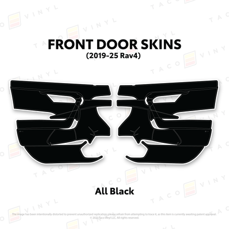 2019-25 Rav4 Door Skins