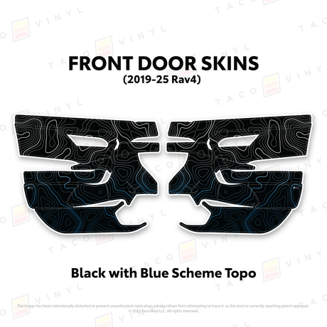 2019-25 Rav4 Door Skins