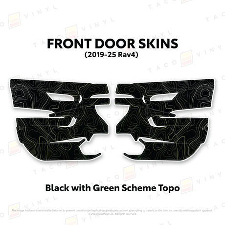 2019-25 Rav4 Door Skins
