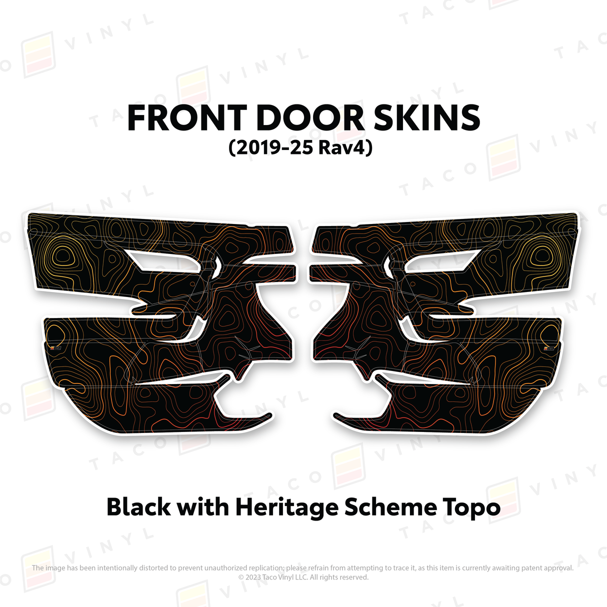 2019-25 Rav4 Door Skins