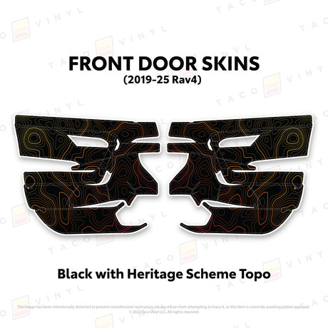 2019-25 Rav4 Door Skins