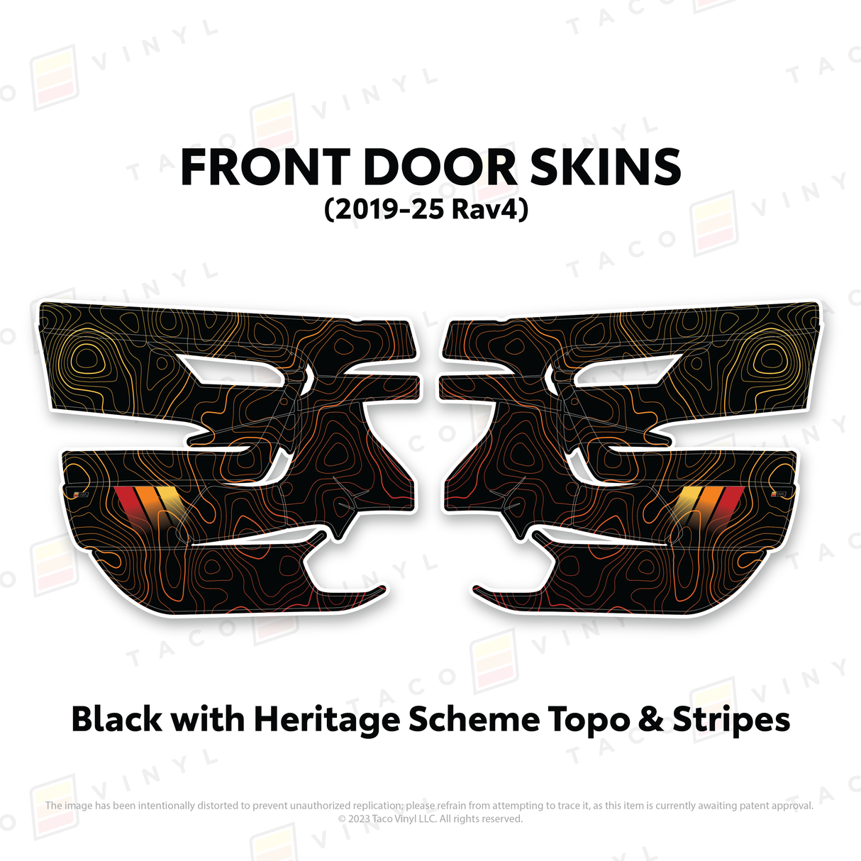 2019-25 Rav4 Door Skins