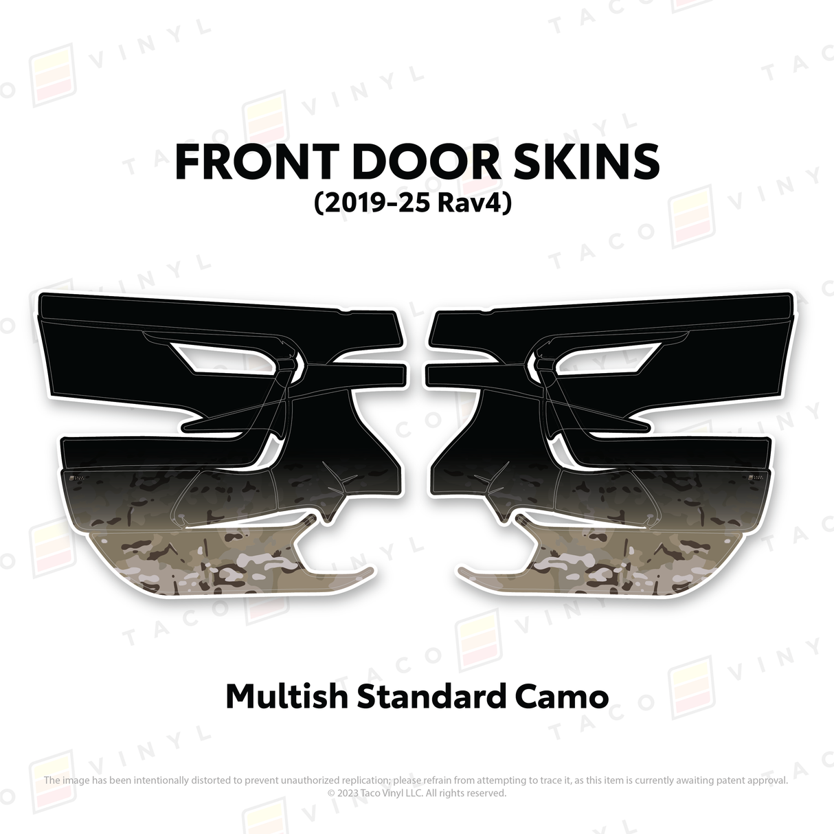 2019-25 Rav4 Door Skins