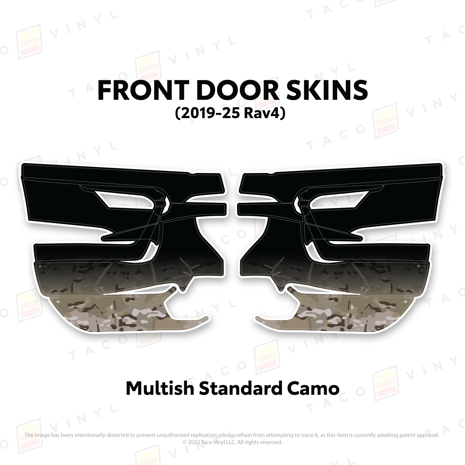 2019-25 Rav4 Door Skins