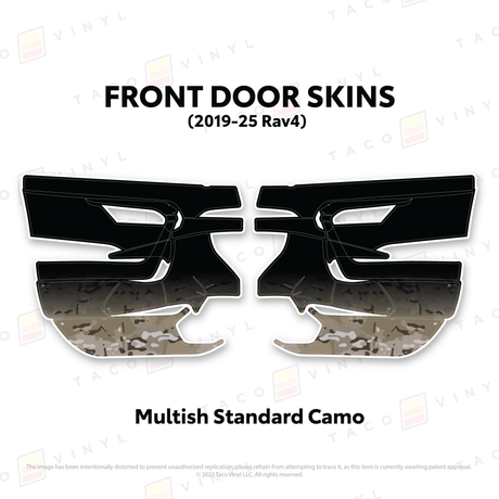 2019-25 Rav4 Door Skins