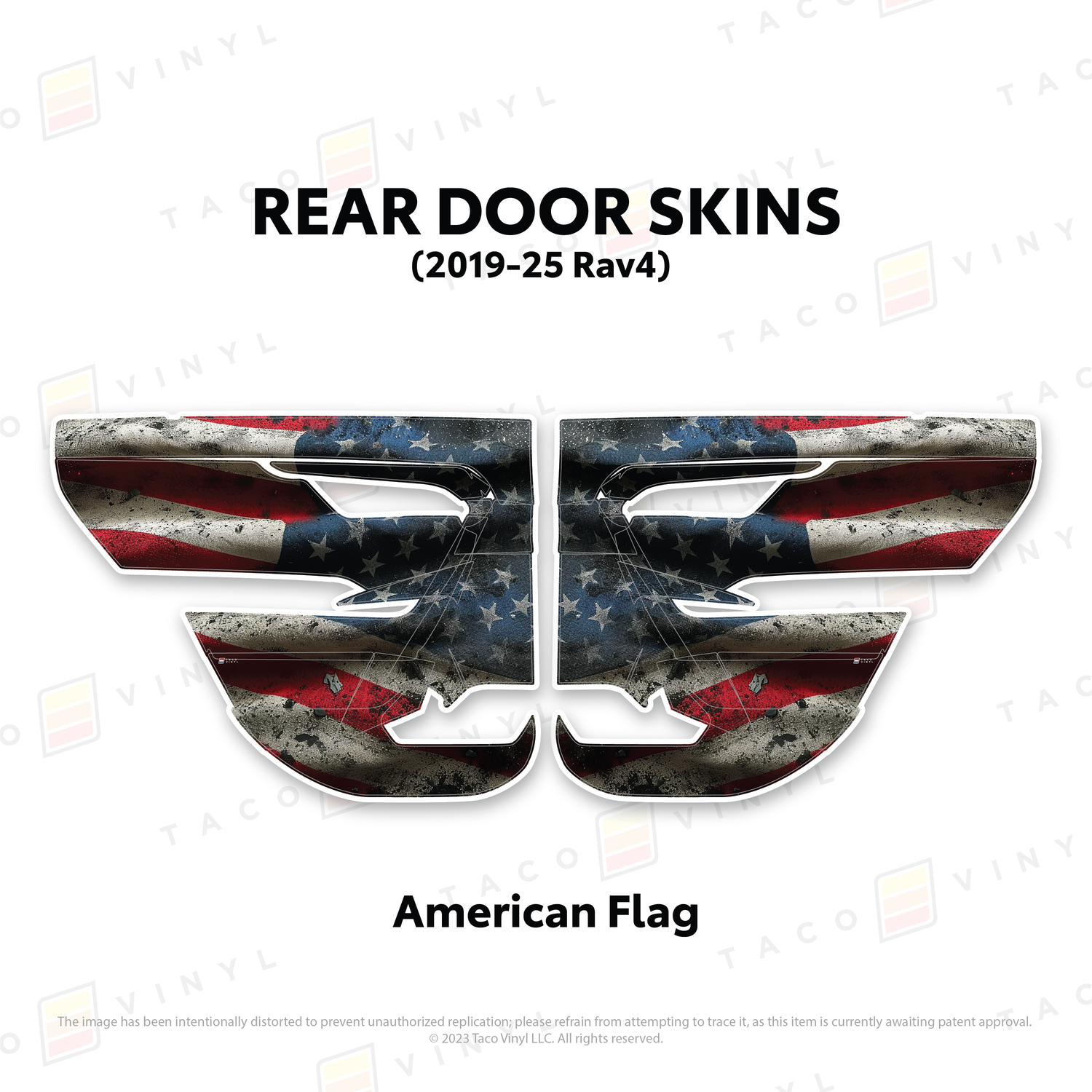 2019-25 Rav4 Door Skins