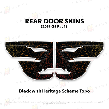 2019-25 Rav4 Door Skins