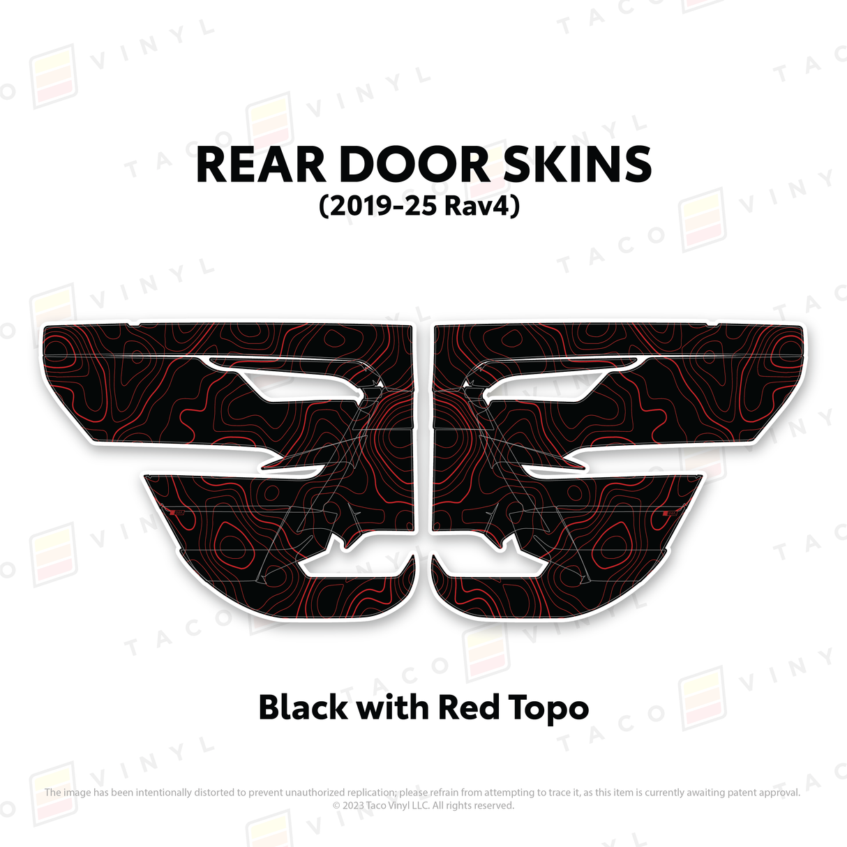 2019-25 Rav4 Door Skins