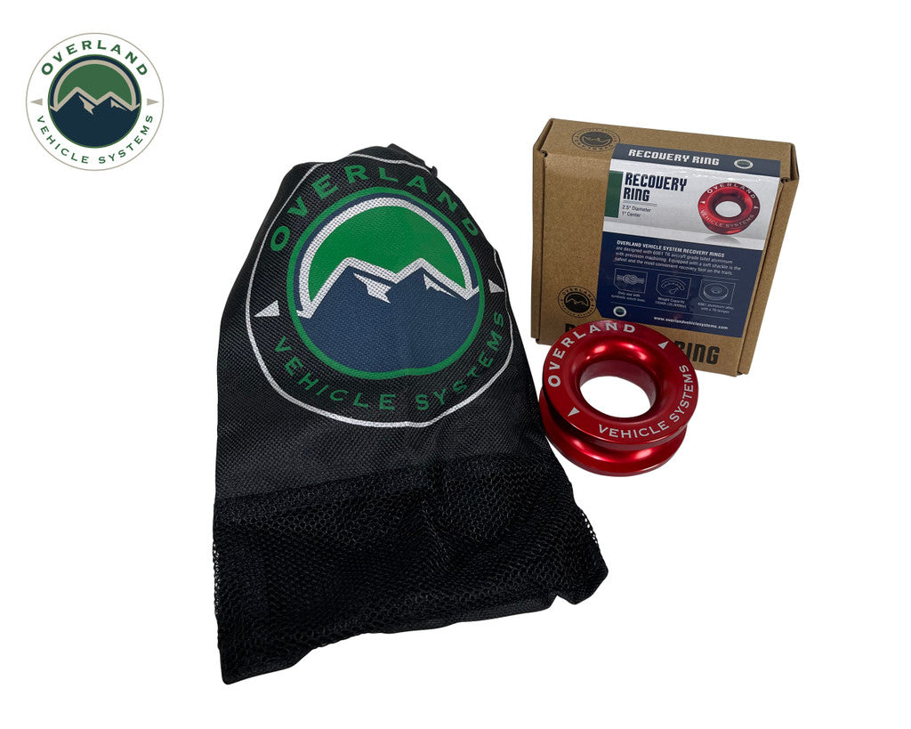 OVS 4" X 8' Tree Saver and 2.5" Recovery Ring Combo Kit