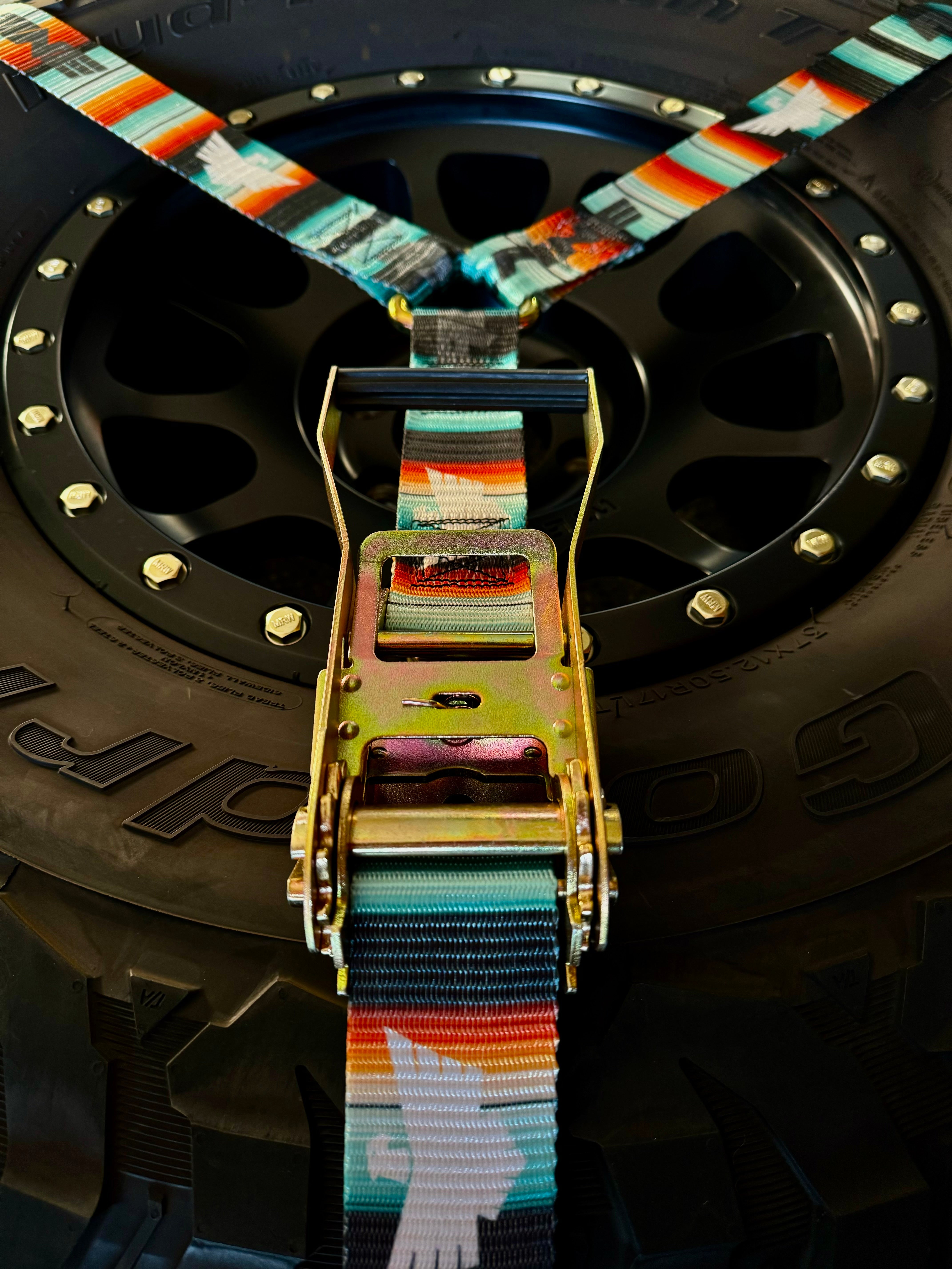 2" Pacifico Serape Y Strap