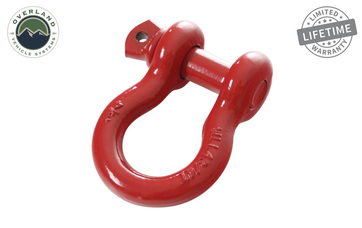 OVS Recovery Shackle 3/4" 4.75 Ton Red