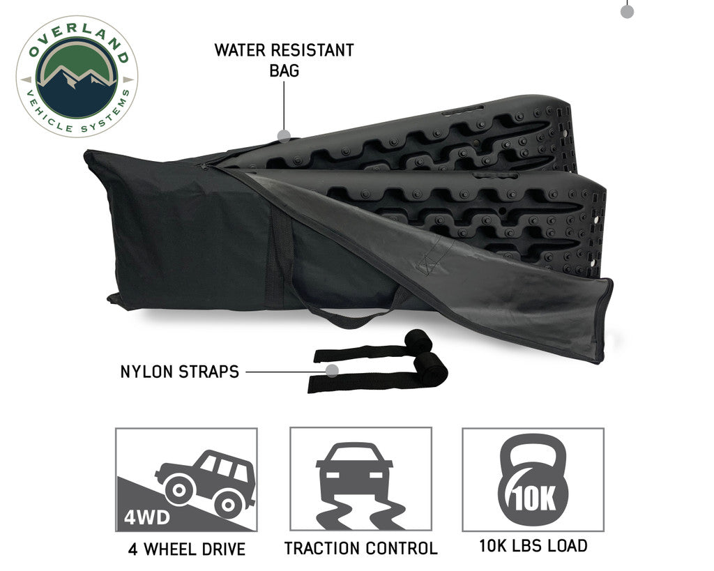 OVS Recovery Ramp With Pull Strap and Storage Bag - Gray/Black Universal