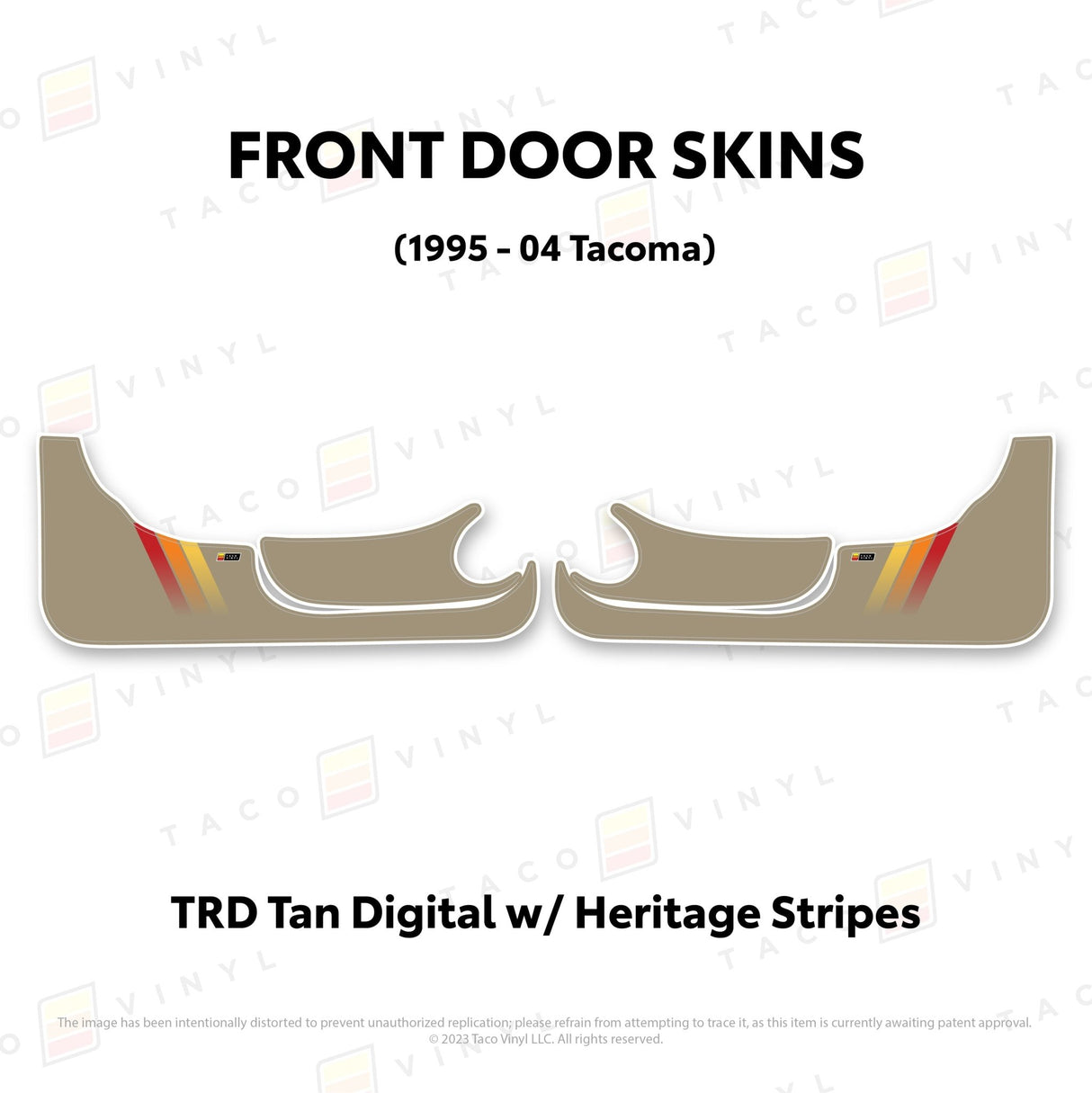 1995-04 Tacoma Door Skins (Lower Section) - Xtrusion Overland