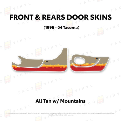 1995-04 Tacoma Door Skins (Lower Section) - Xtrusion Overland