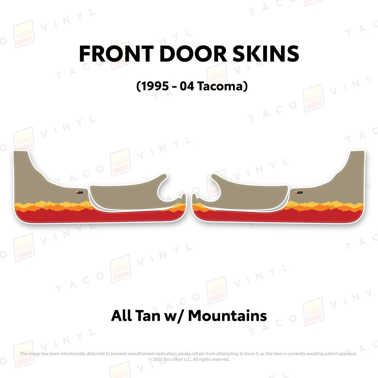 1995-04 Tacoma Door Skins (Lower Section) - Xtrusion Overland