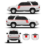 1996-2002 & 2003-2009 4Runner Checkered Stripe Kit - Xtrusion Overland