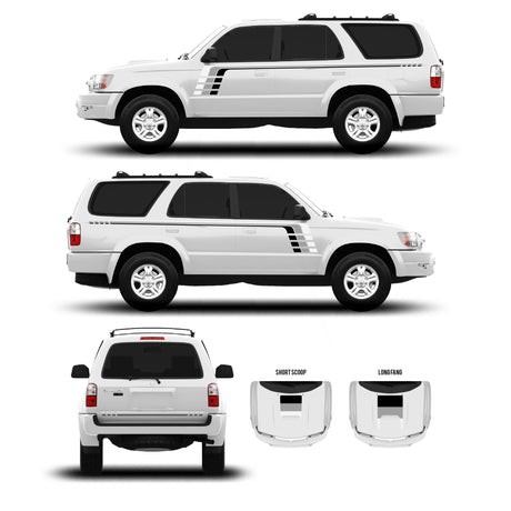 1996-2002 & 2003-2009 4Runner Checkered Stripe Kit - Xtrusion Overland