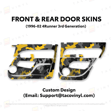 1996-2002 4Runner Door Skins - Xtrusion Overland