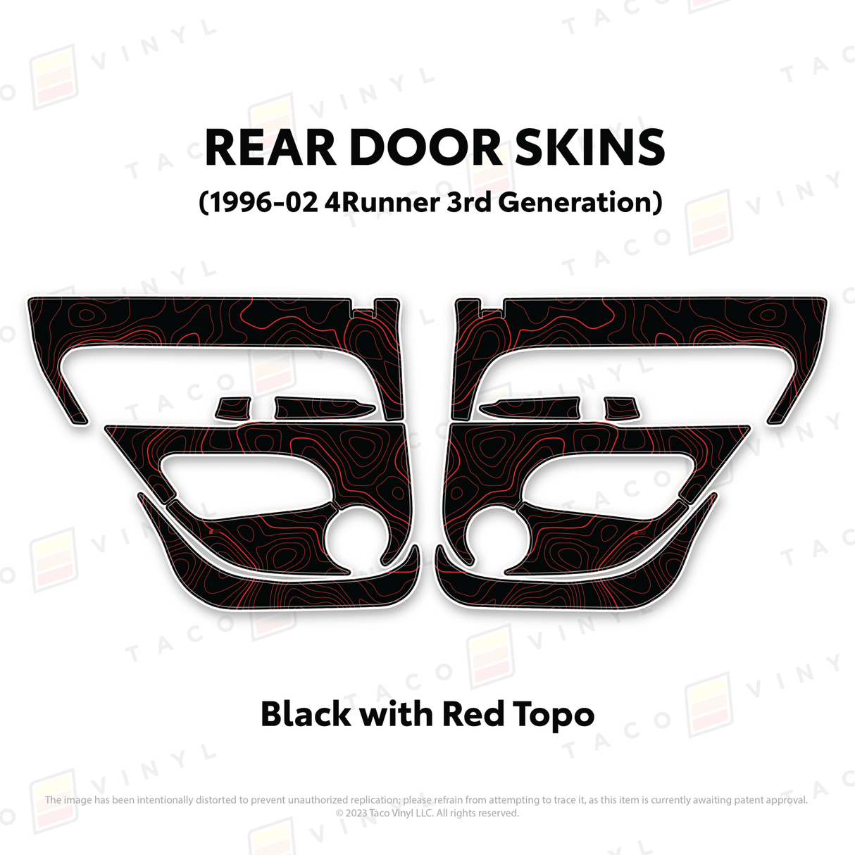 1996-2002 4Runner Door Skins - Xtrusion Overland