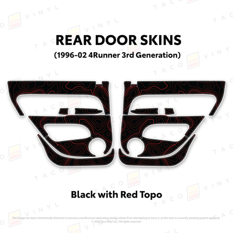 1996-2002 4Runner Door Skins - Xtrusion Overland