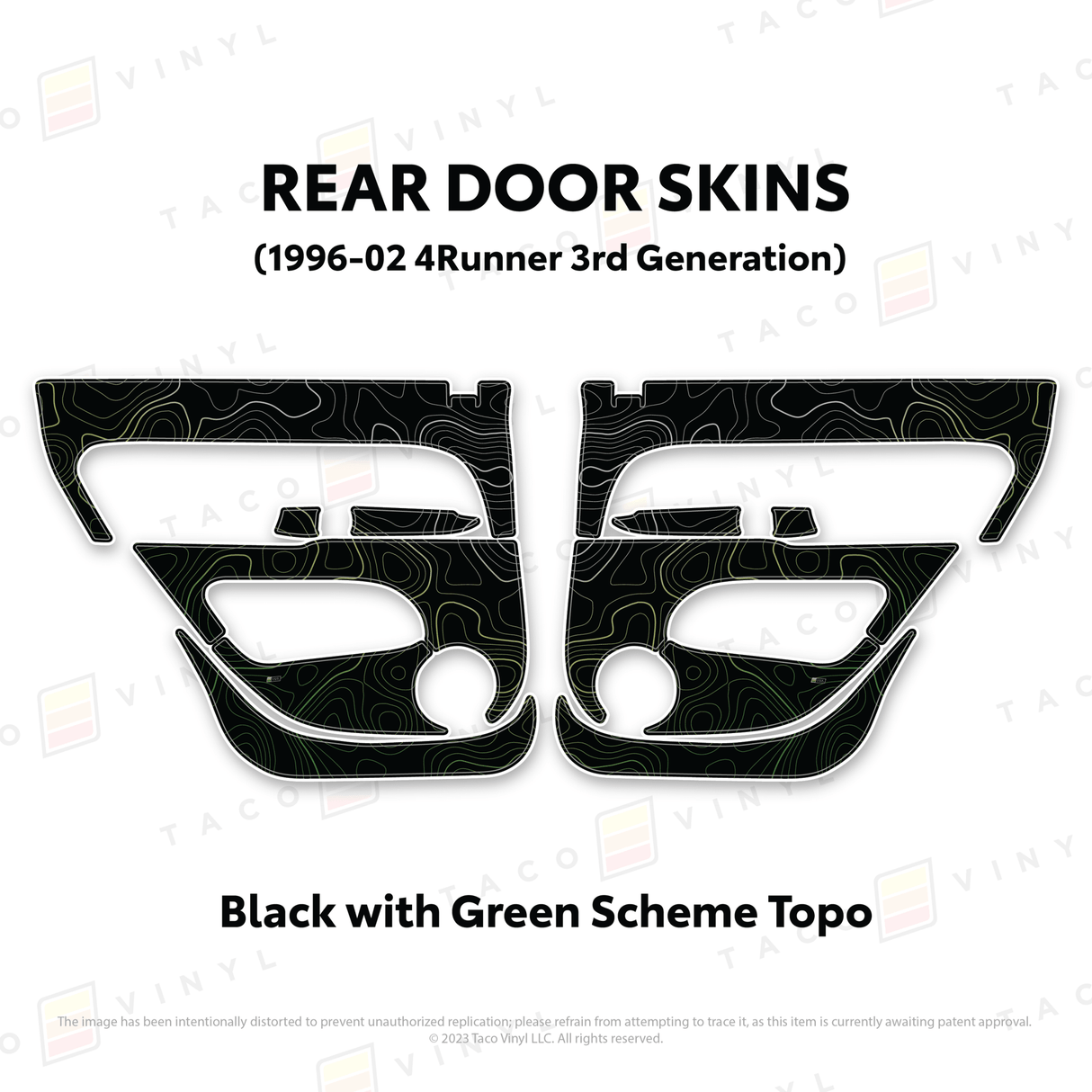 1996-2002 4Runner Door Skins - Xtrusion Overland
