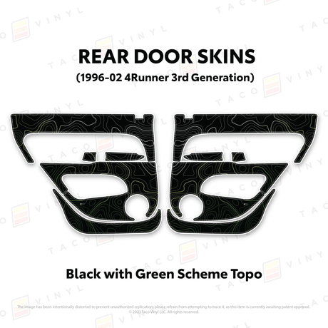 1996-2002 4Runner Door Skins - Xtrusion Overland