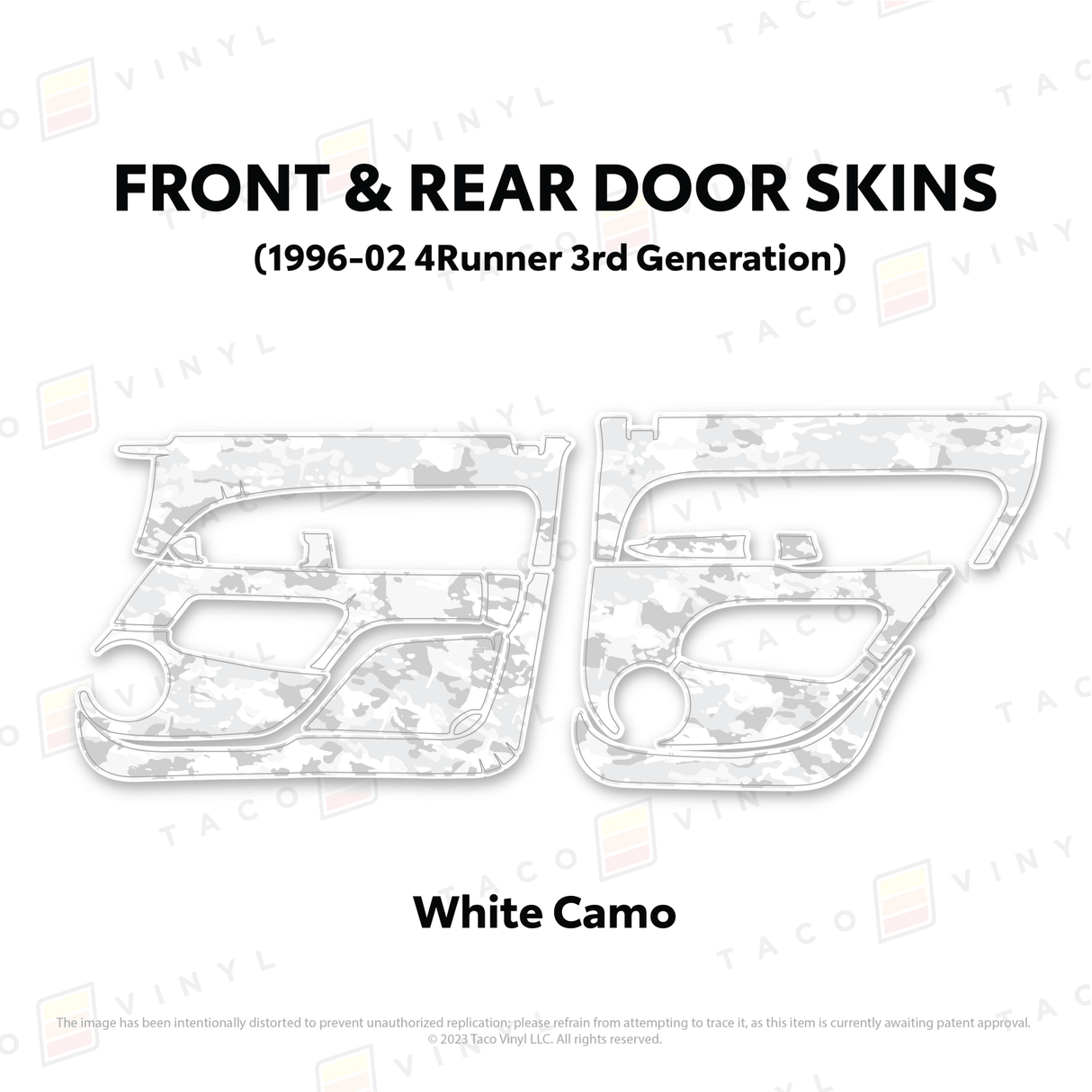 1996-2002 4Runner Door Skins - Xtrusion Overland