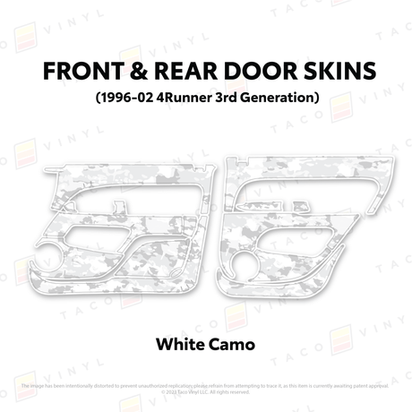 1996-2002 4Runner Door Skins - Xtrusion Overland