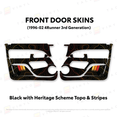 1996-2002 4Runner Door Skins - Xtrusion Overland