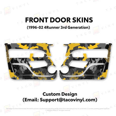 1996-2002 4Runner Door Skins - Xtrusion Overland