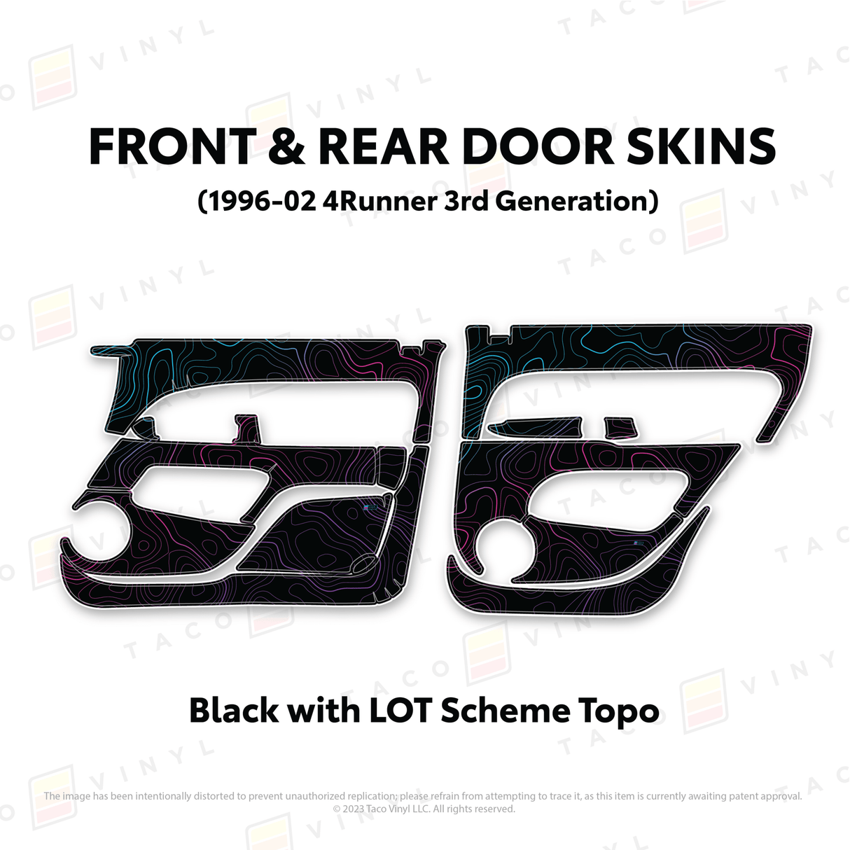 1996-2002 4Runner Door Skins - Xtrusion Overland