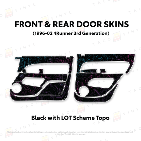 1996-2002 4Runner Door Skins - Xtrusion Overland