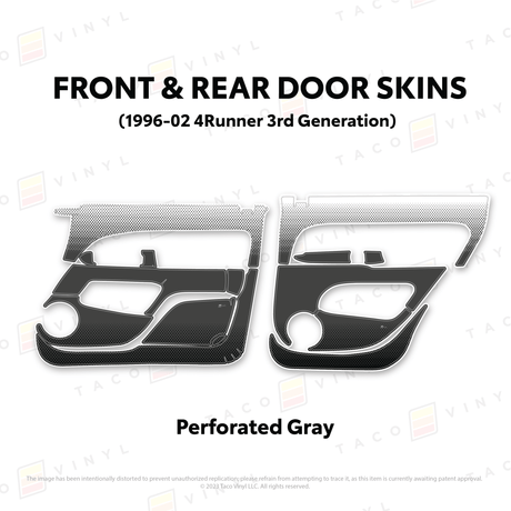 1996-2002 4Runner Door Skins - Xtrusion Overland