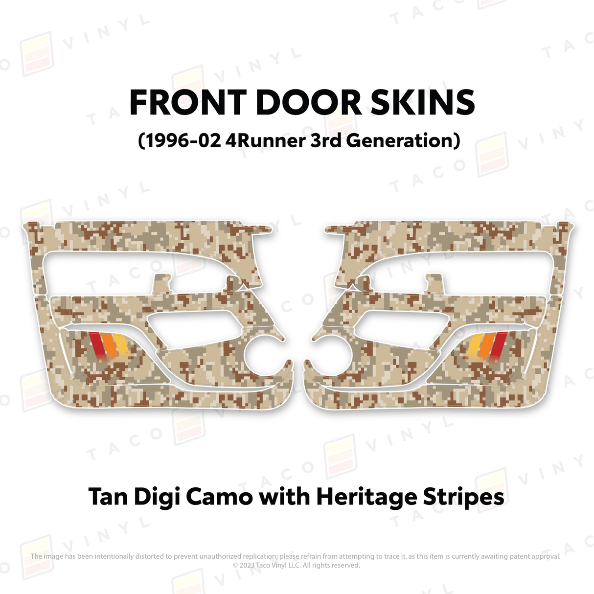 1996-2002 4Runner Door Skins - Xtrusion Overland