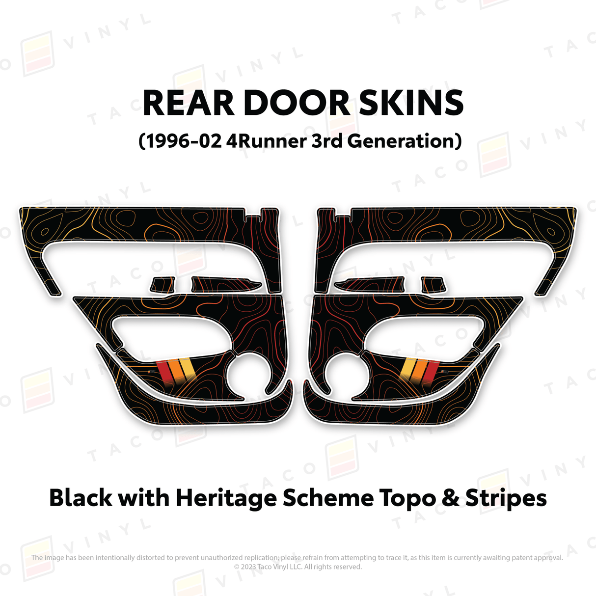 1996-2002 4Runner Door Skins - Xtrusion Overland